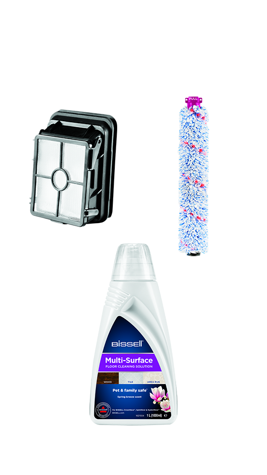 Bissell Türkiye CrossWave Farklı Yüzeyler için Özel Kit ( 2x Tüm Yüzeylerde Kullanıma Uygun Deterjan (1 L) + Rulo Fırça & Filtre ) CrossWave Farklı Yüzeyler için Özel Kit ( 2x Tüm Yüzeylerde Kullanıma Uygun Deterjan (1 L) + Rulo Fırça & Filtre )
