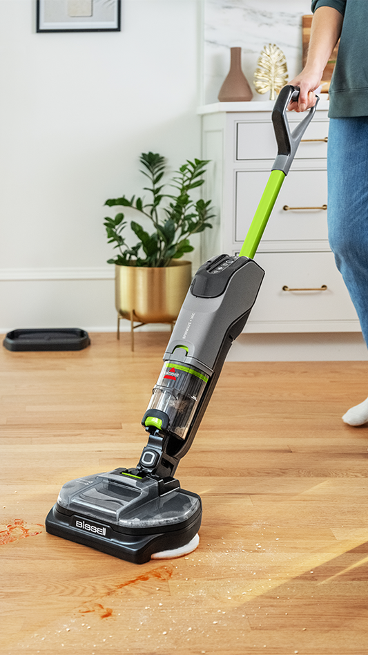 Bissell Türkiye SpinWave + Vac Pet Kablosuz Vakumlu Zemin Silme Makinesi SpinWave + Vac Pet Kablosuz Vakumlu Zemin Silme Makinesi