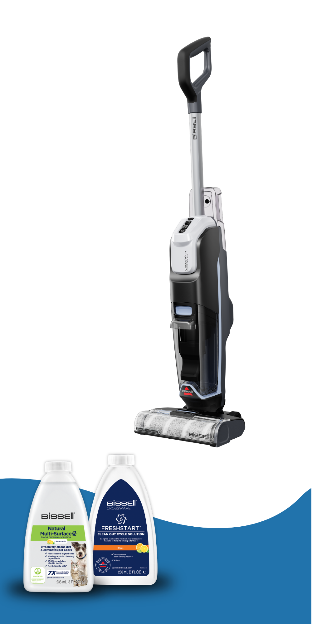 CrossWave Edge Cordless Select Islak & Kuru Süpürme ve Silme Makinesi