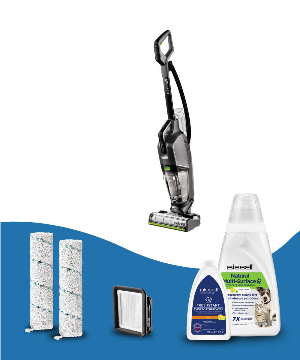 CrossWave HydroSteam Pet Pro Buharlı Dikey Islak & Kuru Süpürme ve Silme Makinesi
