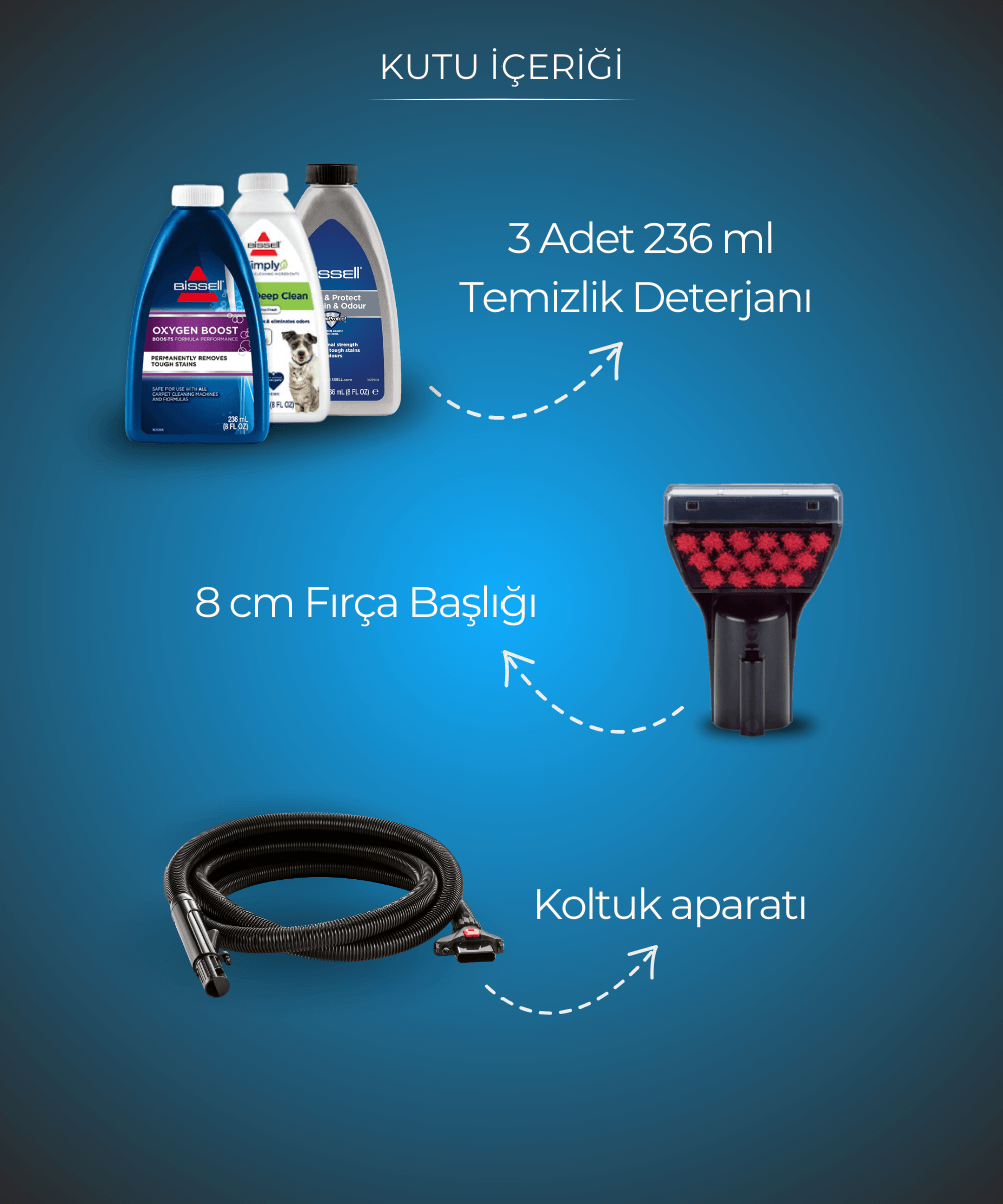 Revolution HydroSteam Buharlı Halı Koltuk Yıkama ve Leke Çıkarma Makinesi