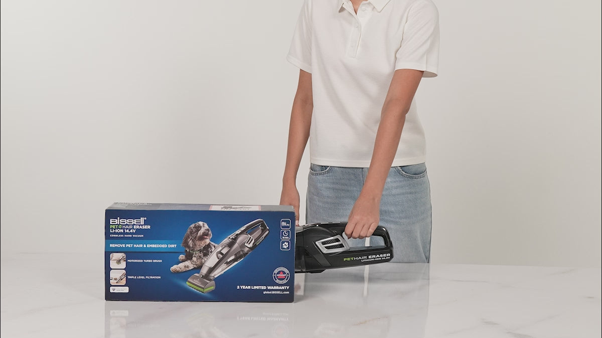 Pet Hair Eraser 14,4V Evcil Hayvan Tüyleri İçin Özel Başlıklı El Tipi Elektrikli Süpürge