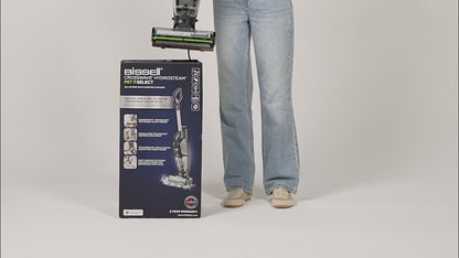 CrossWave HydroSteam Pet Select Buharlı Dikey Islak & Kuru Süpürme ve Silme Makinesi